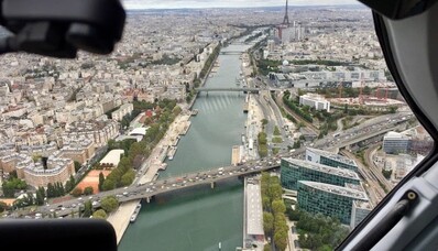 Tour of Paris and Castle of Versailles by helicopter