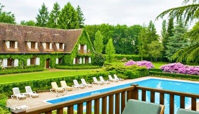 Auberge des templiers in Sologne : gourmet escapade in helicopter with AEROAFFAIRES