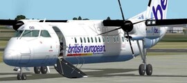 Dash 8-Q400 intérieur