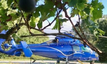 Gastronomic escapades by helicopter