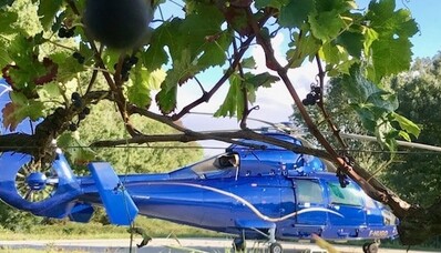 Gastronomic escapades by helicopter