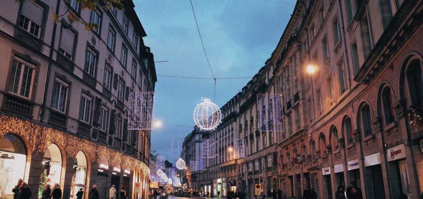 Strasbourg ville de nuit