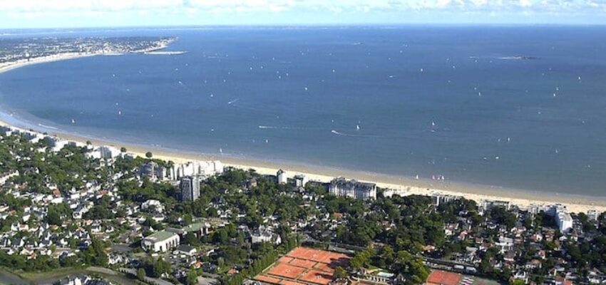 La Baule Pornichet Le Pouliguen : superbe vue aérienne.