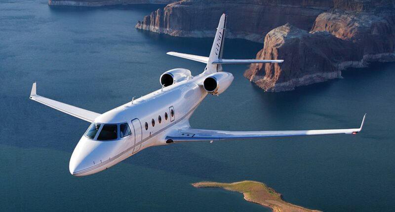 Jet privé GULFSTREAM G150 cabine intérieure