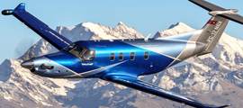 location de jet privé, intérieur CESSNA 406, sièges en cuir tan