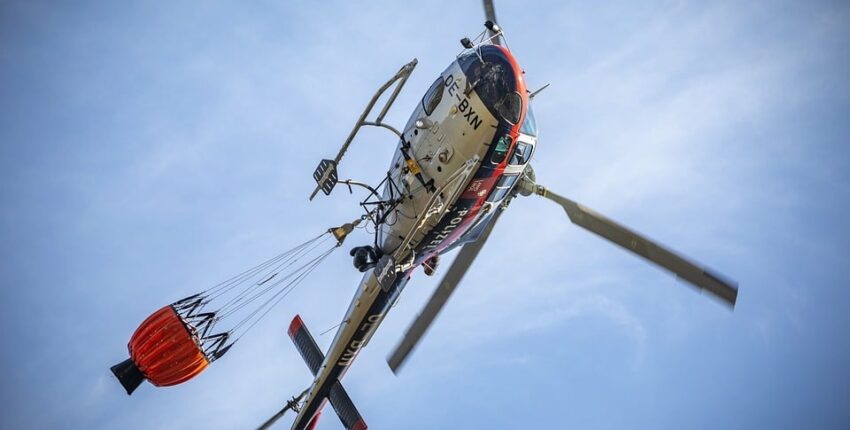 AS350 en vol