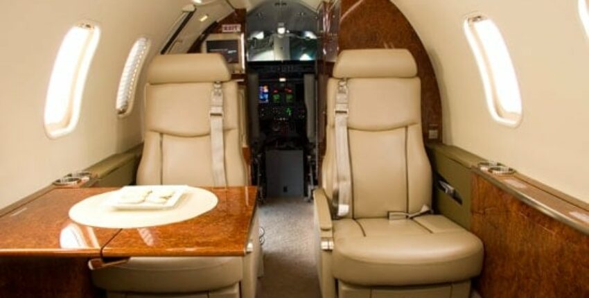 location jet privé - Intérieur luxueux du JET PRIVÉ LEARJET 40 XR.