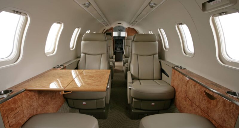 Cabine intérieur Learjet 45