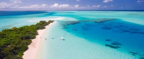 Travel by private plane to the Maldives