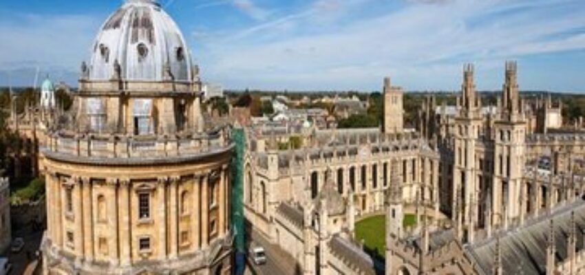 Radcliffe Camera, Oxford – Vue aérienne magnifique.