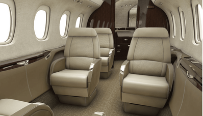 What is the best-selling intermediate private jet? 