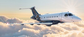 Intérieur luxueux cabine Astra - location de jet privé.