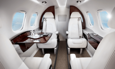 L'intérieur de luxe d'un Pilatus PC12