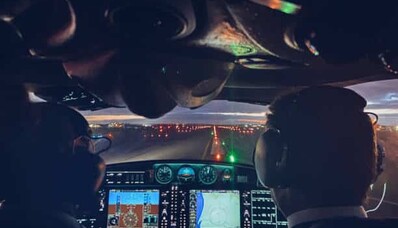 Private jet charter with pilots