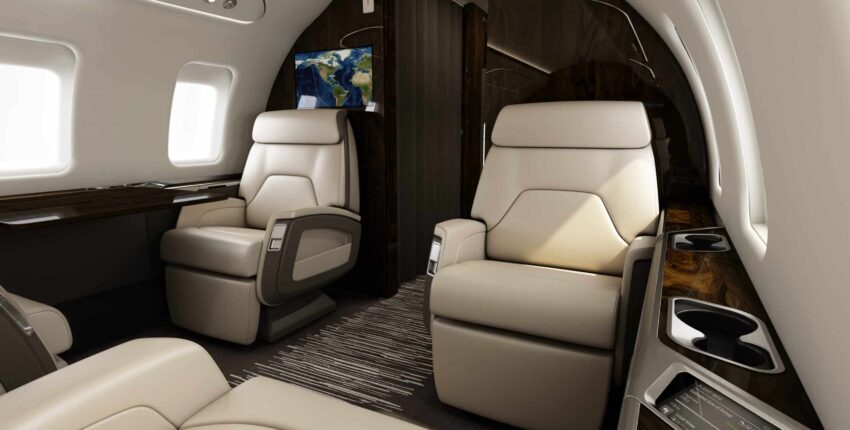 **location de jet privé Luxurious Challenger 650 intérieur**