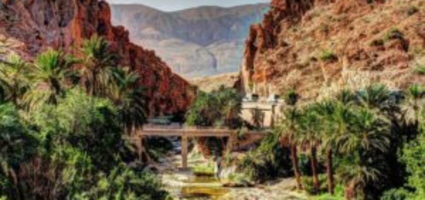 location de jet privé - pont sur canyon en Algérie
