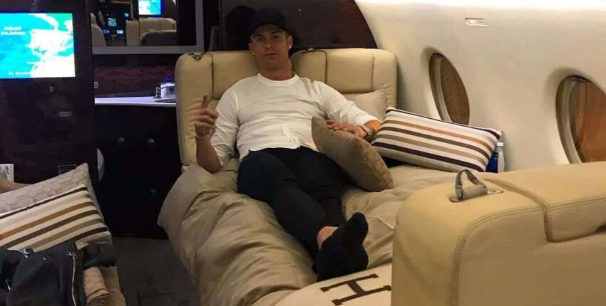 Cristiano Ronald private jet