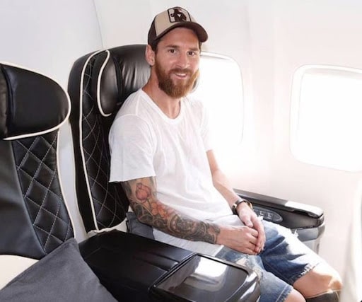 Barcelona forward Lionel Messi has acquired a Gulfstream V private jet 