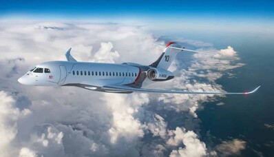Dassault launches the Falcon 10X, its most powerful private jet