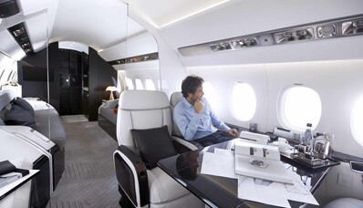 What is the impact of COVID-19 on business travel and private jets?