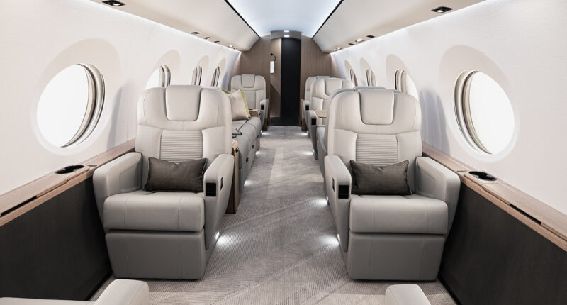 Gulfstream G400 intérieur