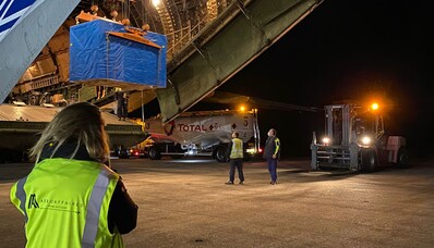 The Antonov 225, the largest cargo plane in the world, was destroyed