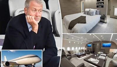 Roman Abramovitch and his private jet