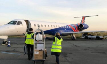 Chargement bagages jet privé