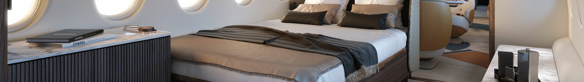 Sleeping on a plane in Terre: another vision of the private jet