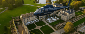 Abbaye des Vaux de Cernay: helicopter experience
