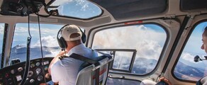 Helicopter experience over Etna volcano