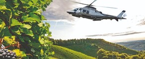 Burgundy vineyards: helicopter experience