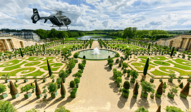 Versailles tour hélicoptère