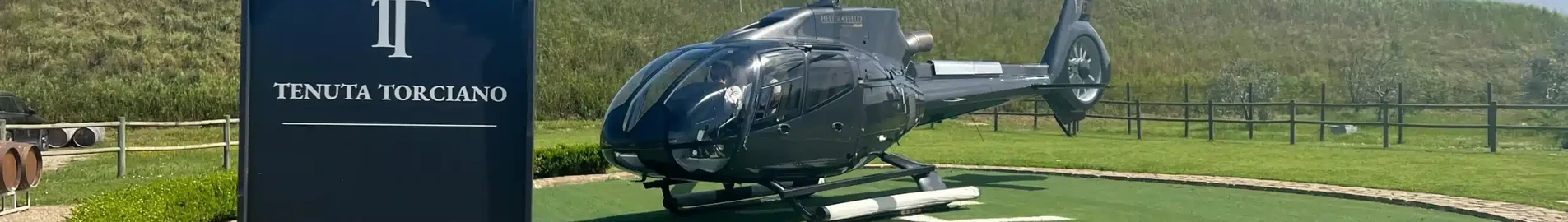 Helicopter tour of Italy's great vineyards