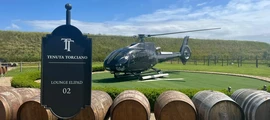 Château de Ferrières: helicopter experience